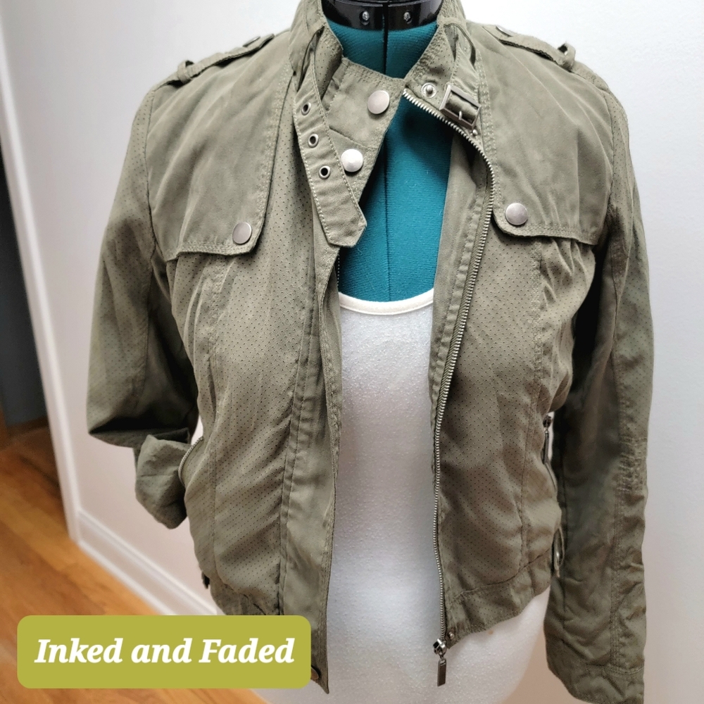 Inked & Faded Utility Jacket. Like new condition